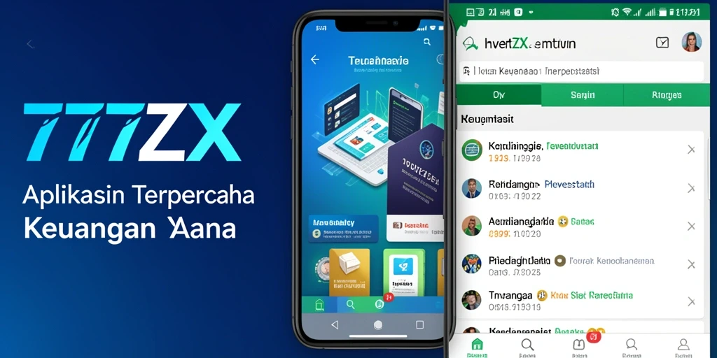 Tampilan antarmuka aplikasi 777ZX yang menarik dan mudah digunakan.