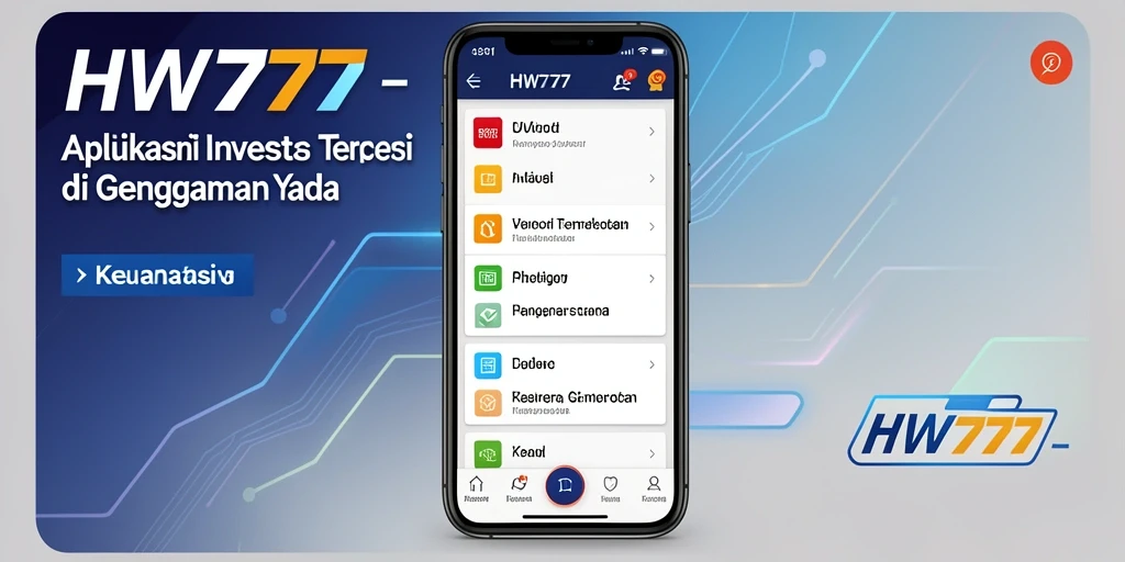 Tampilan antarmuka HW777 yang modern dan fungsional.